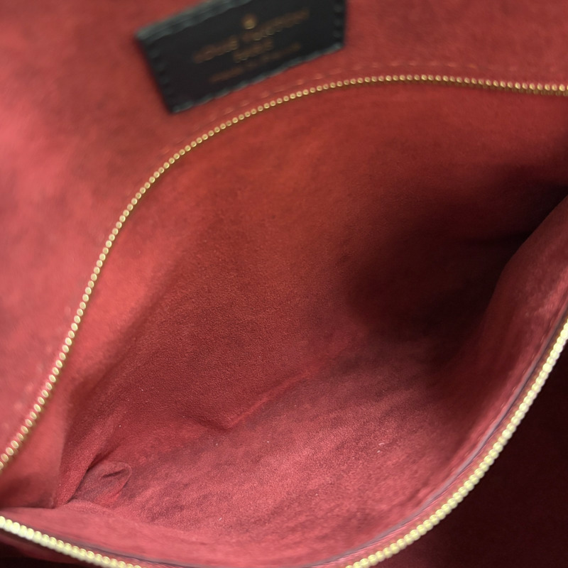 黑色/米白色 雙色 Empreinte牛皮 OnTheGo MM 两用包【LOUIS VUITTON LV 路易威登】 M45495 M45495-4