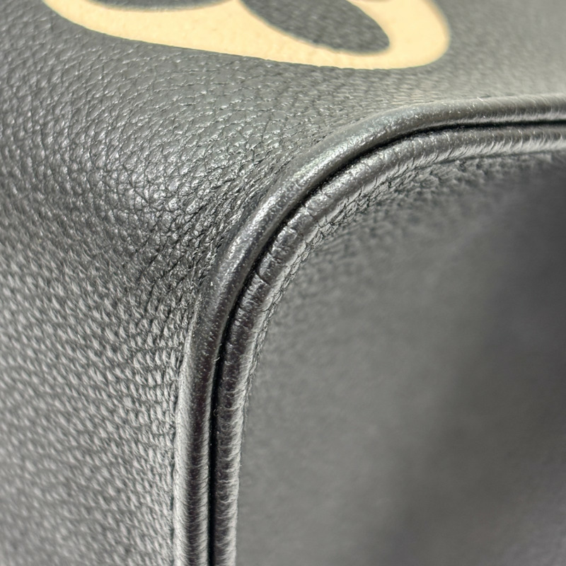 黑色/米白色 雙色 Empreinte牛皮 OnTheGo MM 两用包【LOUIS VUITTON LV 路易威登】 M45495 M45495-9