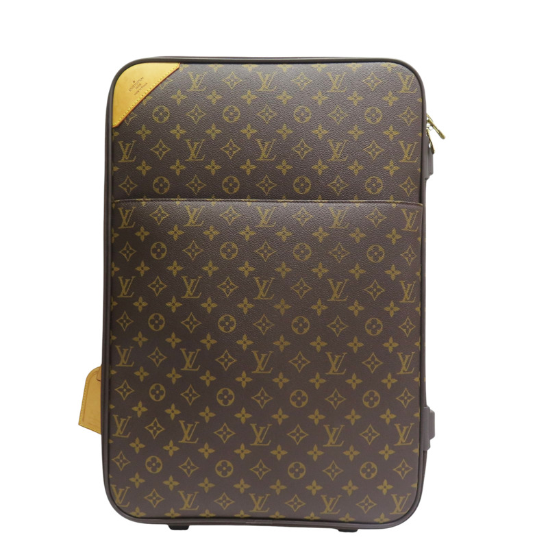 棕色 原花 PVC帆布 Pegase 55 行李箱 (掛牌有印字)【LOUIS VUITTON LV 路易威登】 M23294-0
