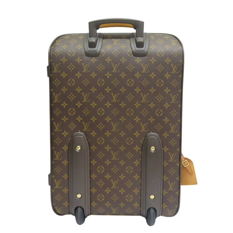 棕色 原花 PVC帆布 Pegase 55 行李箱 (掛牌有印字)【LOUIS VUITTON LV 路易威登】 M23294-1