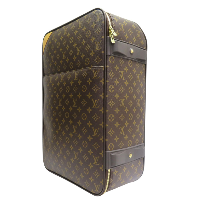 棕色 原花 PVC帆布 Pegase 55 行李箱 (掛牌有印字)【LOUIS VUITTON LV 路易威登】 M23294-2