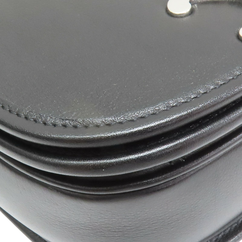 黑色 牛皮 BESACE STRAP TRIOMPHE 肩背包【CELINE 賽琳】 117883GAO-8