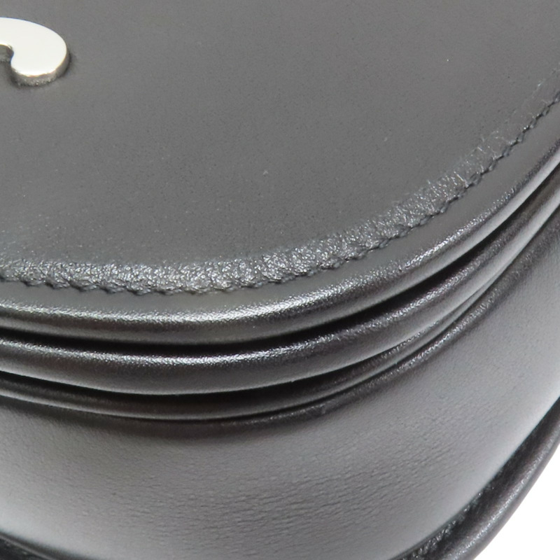 黑色 牛皮 BESACE STRAP TRIOMPHE 肩背包【CELINE 賽琳】 117883GAO-9