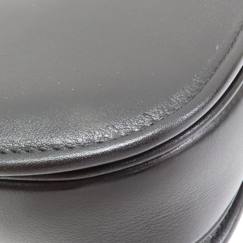 黑色 牛皮 BESACE STRAP TRIOMPHE 肩背包【CELINE 賽琳】 117883GAO-11