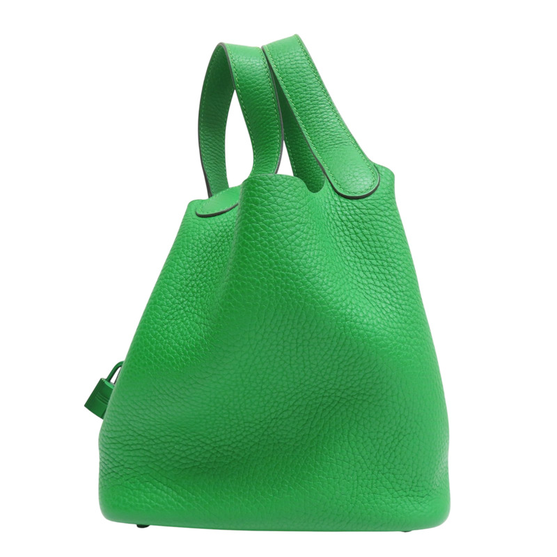 竹子綠 TC牛皮 Picotin Lock 18 手提包 Z刻【HERMES 愛馬仕】-1