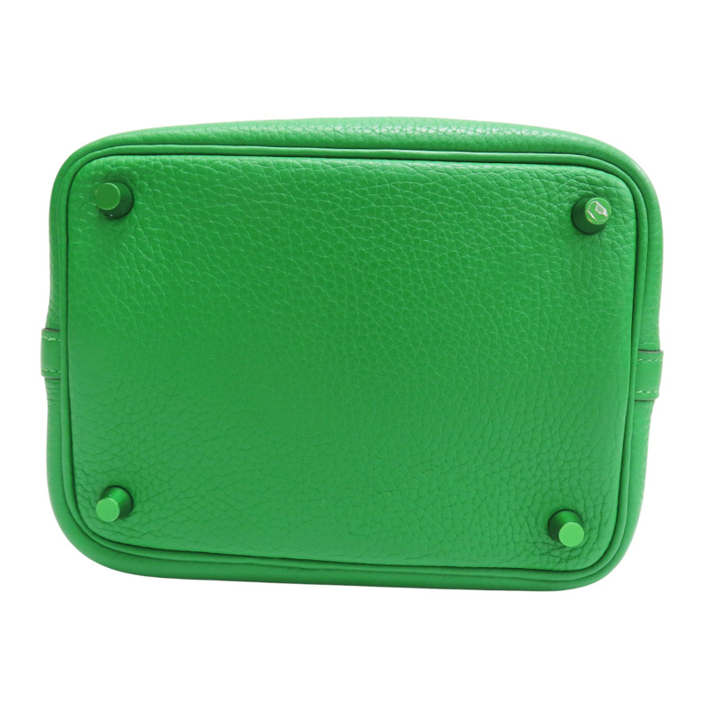 竹子綠 TC牛皮 Picotin Lock 18 手提包 Z刻【HERMES 愛馬仕】-3