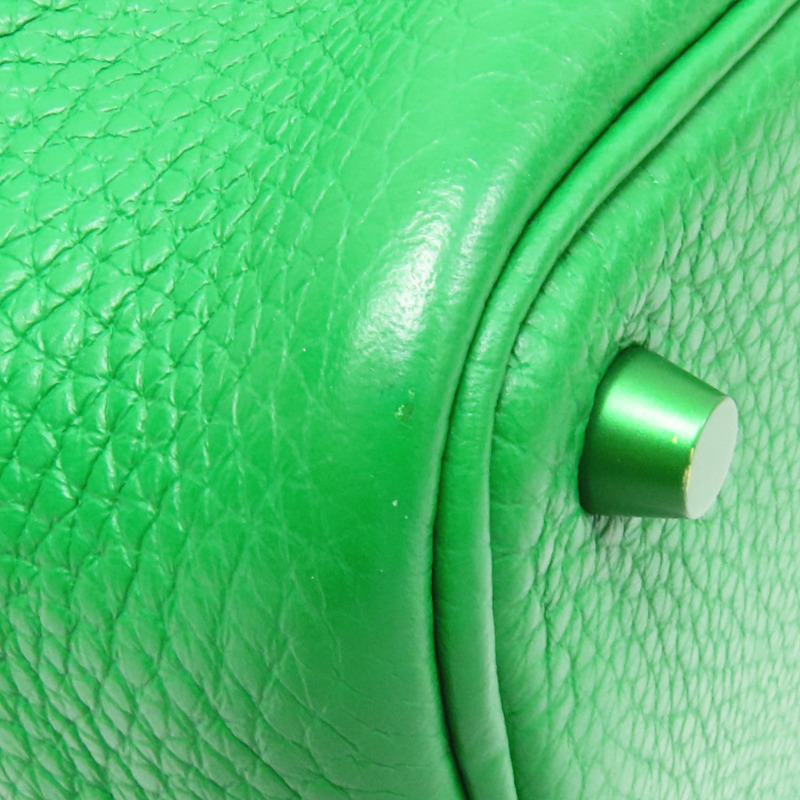 竹子綠 TC牛皮 Picotin Lock 18 手提包 Z刻【HERMES 愛馬仕】-7