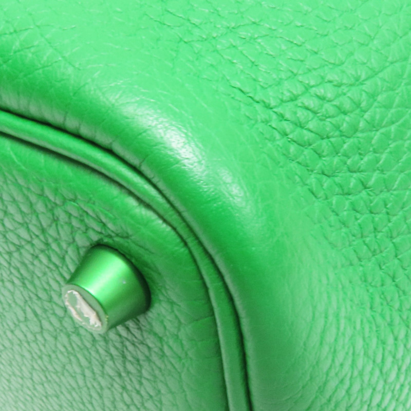 竹子綠 TC牛皮 Picotin Lock 18 手提包 Z刻【HERMES 愛馬仕】-8