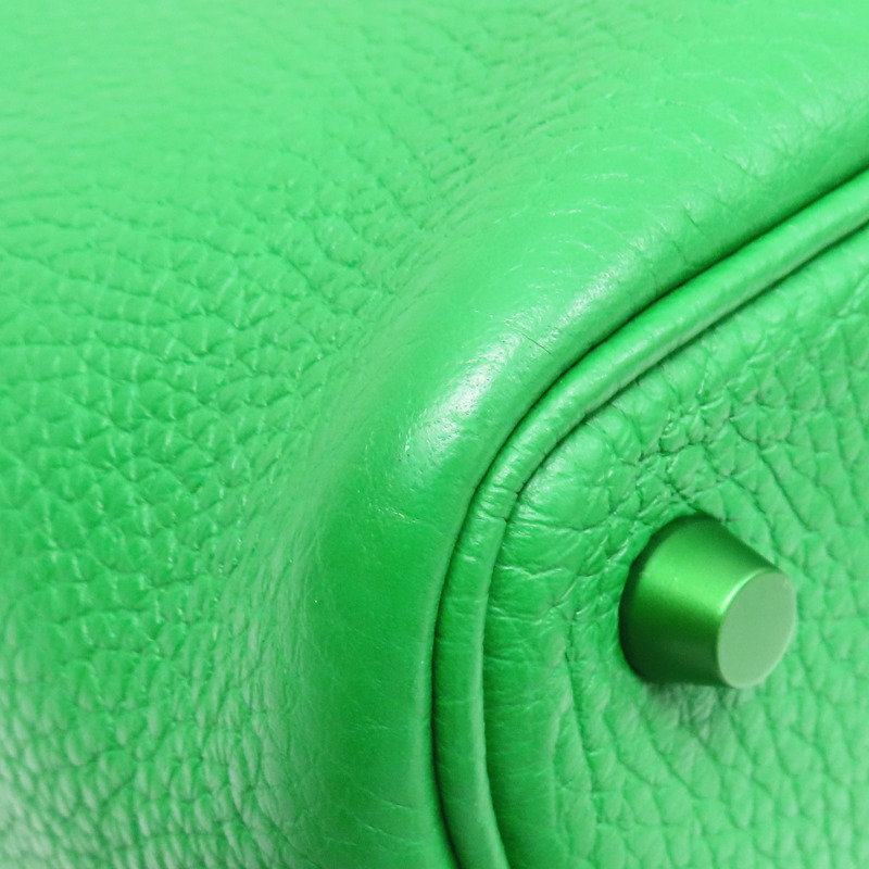 竹子綠 TC牛皮 Picotin Lock 18 手提包 Z刻【HERMES 愛馬仕】-9