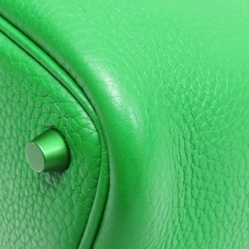 竹子綠 TC牛皮 Picotin Lock 18 手提包 Z刻【HERMES 愛馬仕】-10