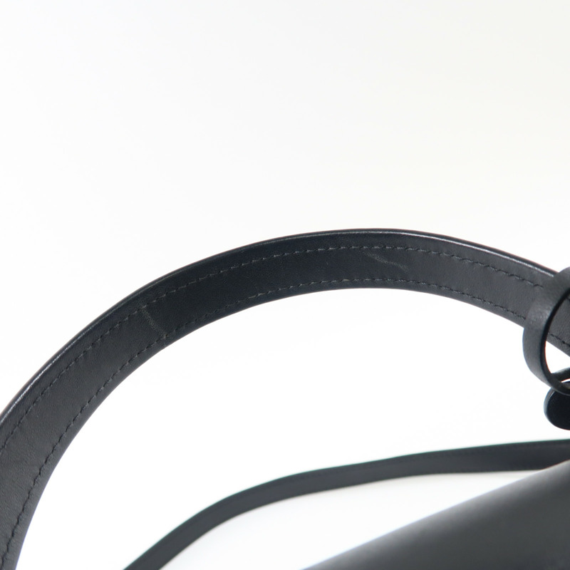 Delvaux 【激減優惠】牛皮皮革Delvaux Tempete MM金扣手挽肩背兩用袋黑色-17