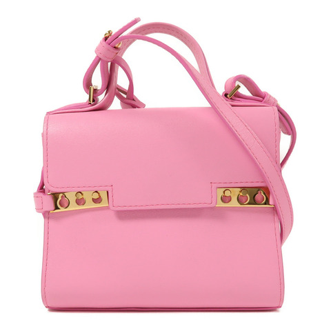 Delvaux 牛皮皮革Tempete金扣手挽肩背兩用袋