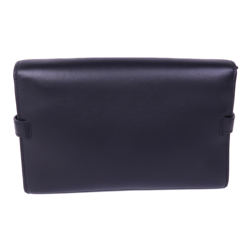 Delvaux 牛皮皮革Tempete Wallet On Chain鏈帶肩背袋-1