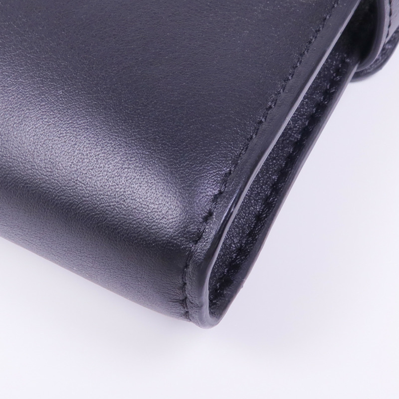 Delvaux 牛皮皮革Tempete Wallet On Chain鏈帶肩背袋-7