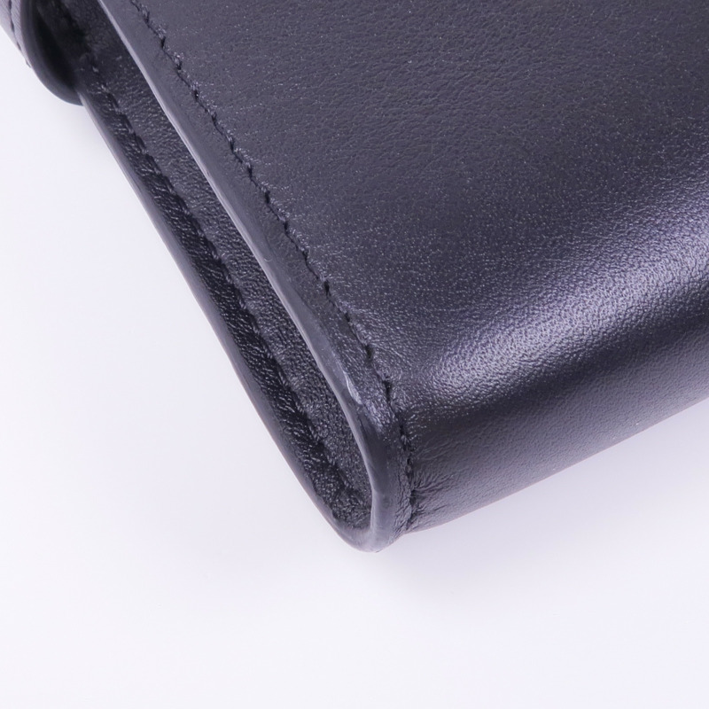 Delvaux 牛皮皮革Tempete Wallet On Chain鏈帶肩背袋-8