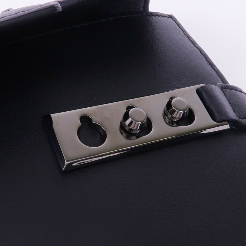 Delvaux 牛皮皮革Tempete Wallet On Chain鏈帶肩背袋-10