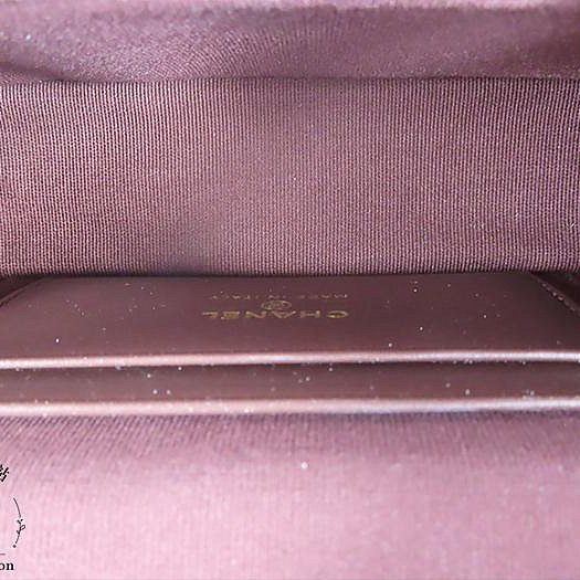 【巴黎站二手名牌專賣店】*全新現貨*CHANEL 香奈兒 真品*AP4385 黑菱格荔枝牛皮淡金雙C LP手提飯盒鍊包-3