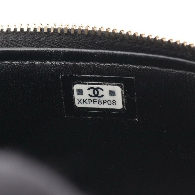 香奈兒 (CHANEL) Matelasse 斜背包/雙肩包，羊皮材質，黑色，金色五金，二手 CC-4