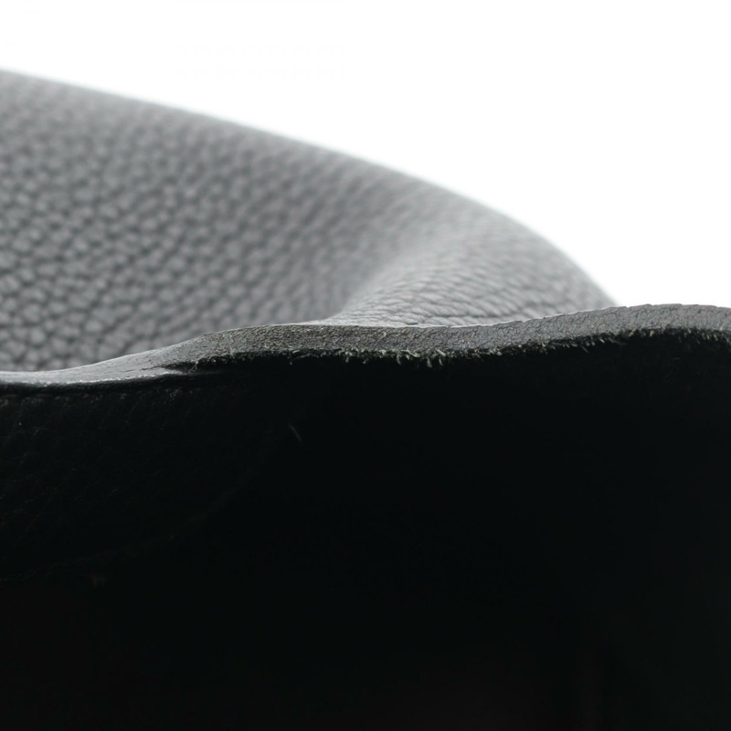 愛馬仕 Picotin Lock MM 手提包 060991CC Clemence 皮革 黑色 GHW 二手 Y-5