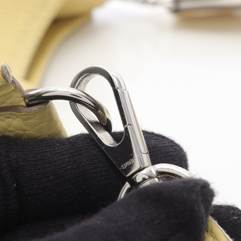 愛馬仕 Evelyne TPM Amazon 單肩斜背包，Clemence 皮革，黃色 SHW Z-11