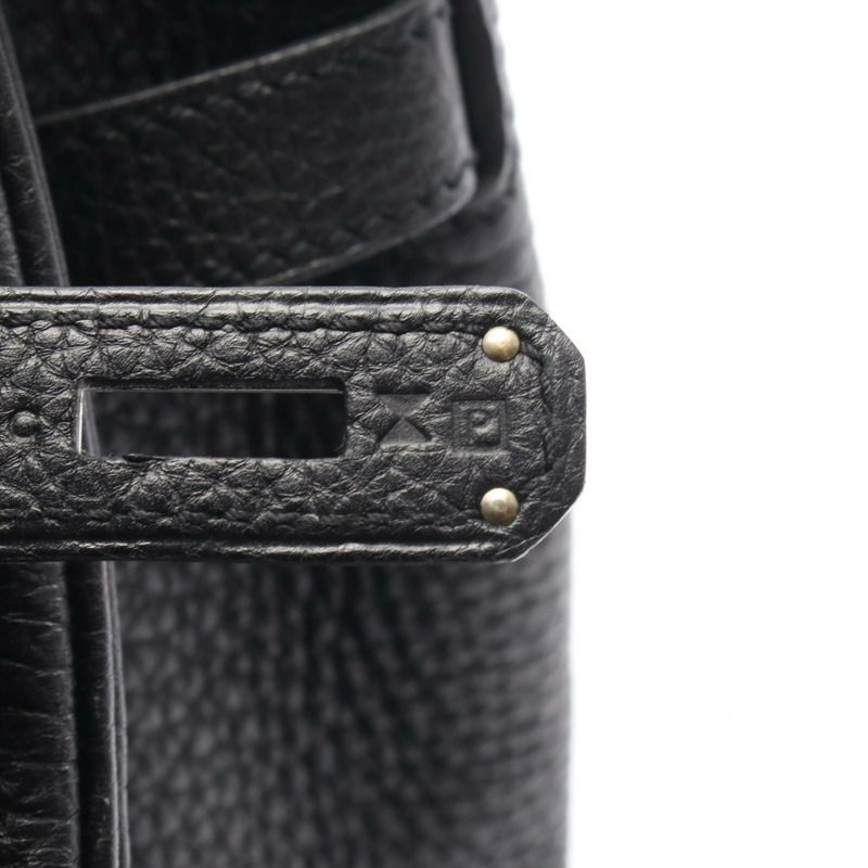 愛馬仕 Birkin 35 手提包，Togo 皮革，黑色，二手，女士，SHW P-4