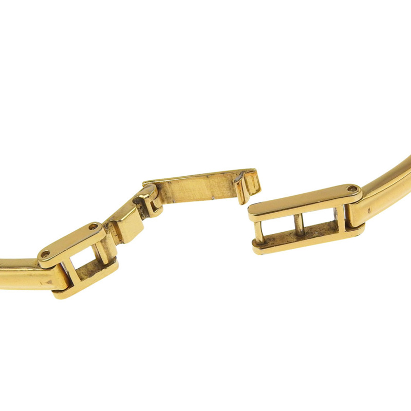 Gucci 女士 11/12.2 吋鍍金石英模擬腕錶，白色錶盤，可更換錶圈-7