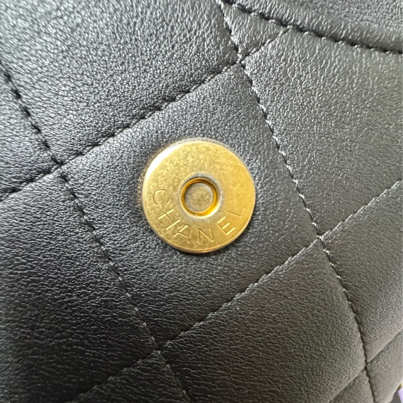 CHANEL 牛黑金 HOBO-18