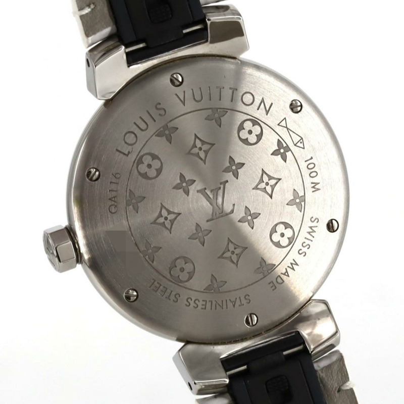路易威登 Tambour QA116Z 不鏽鋼石英錶-4