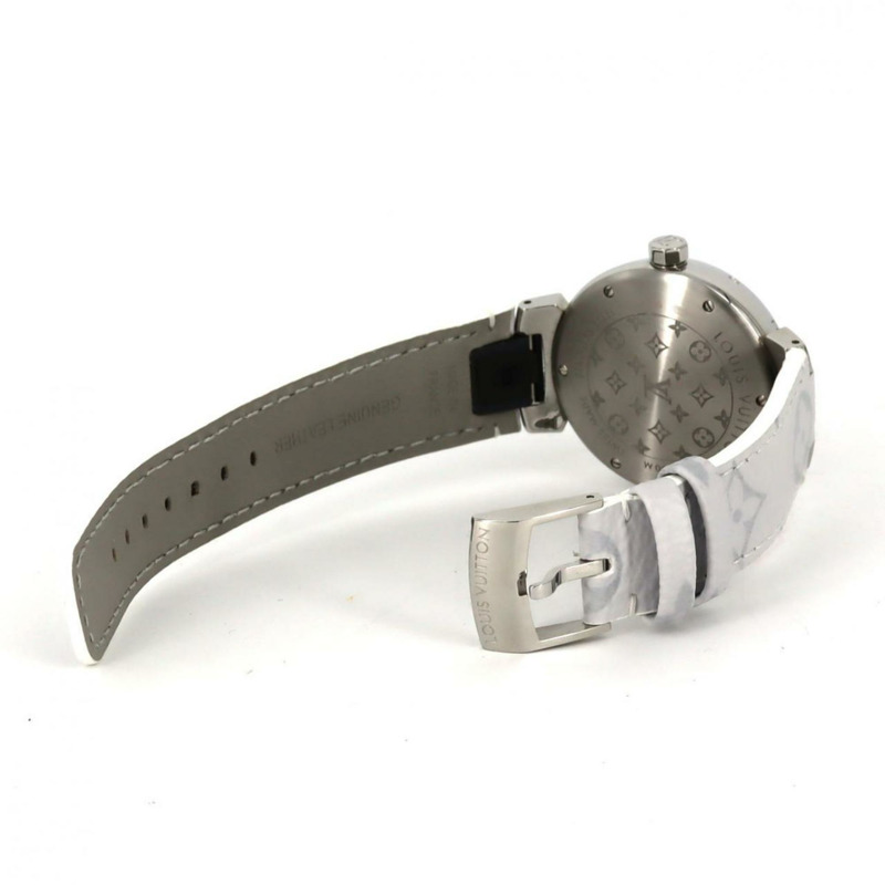 路易威登 Tambour QA116Z 不鏽鋼石英錶-6