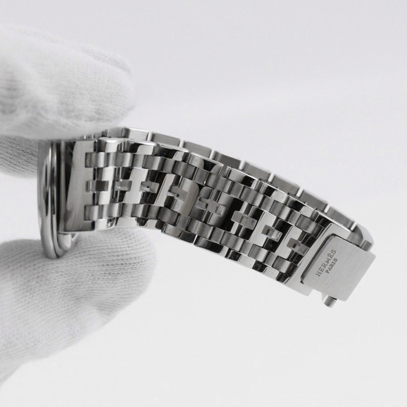 寶格麗 Solo Tempo ST35S 男士不鏽鋼石英模擬顯示腕錶，黑色錶盤-3