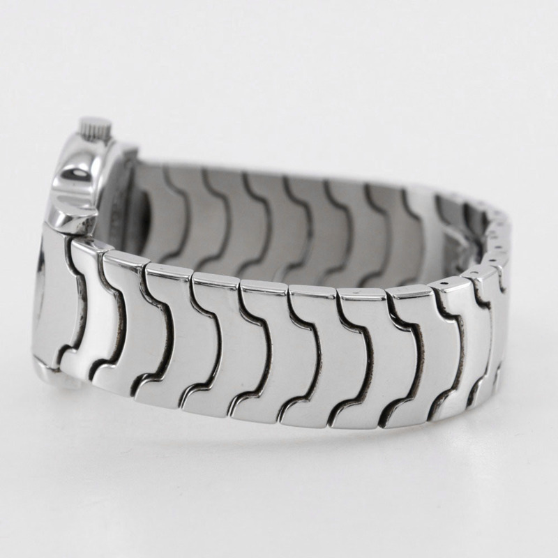 寶格麗 Solo Tempo ST35S 男士不鏽鋼石英模擬顯示腕錶，黑色錶盤-4