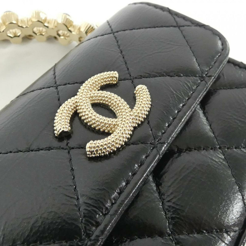 香奈兒 AP3802 鏈條手拿包-4