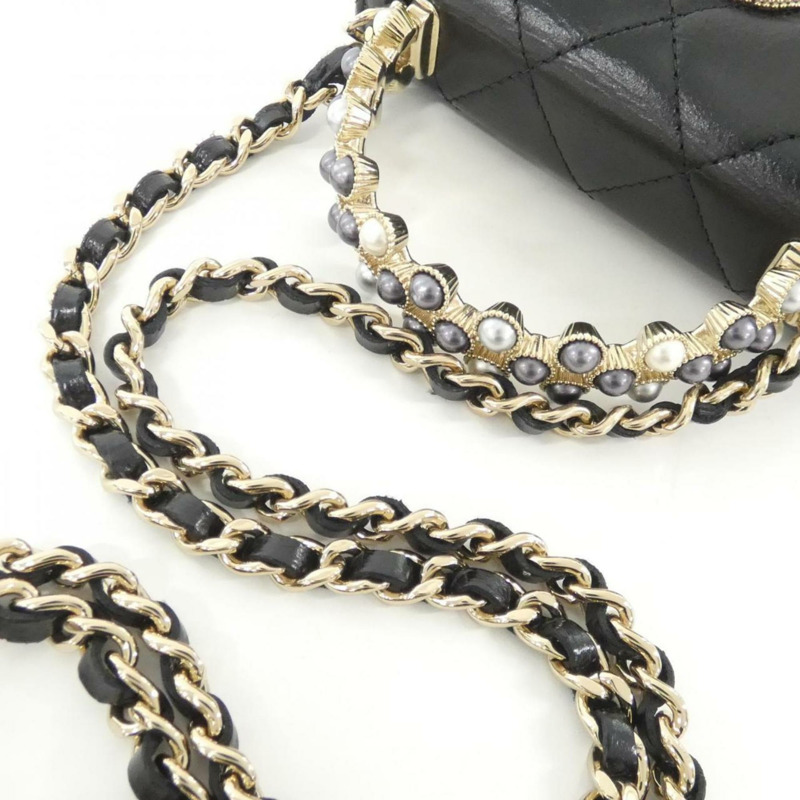 香奈兒 AP3802 鏈條手拿包-5