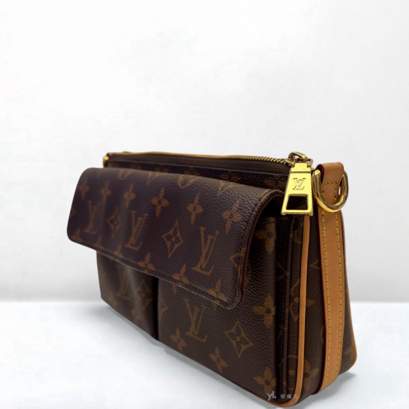 LV Vivacite 原花雙口袋兩用肩背包M46999-3