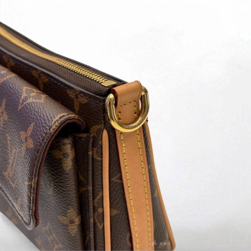 LV Vivacite 原花雙口袋兩用肩背包M46999-9