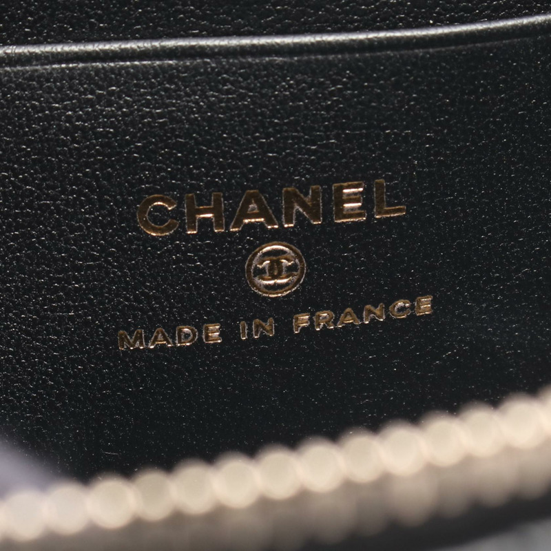香奈兒 (CHANEL) 絎縫鏈條肩挎包 AP3044 羊皮黑色二手-3