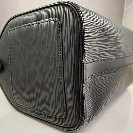*奢華大道國際精品*【L3281】LV黑色EPI牛皮 SPEEDY 25CM 手提包 M59232-5