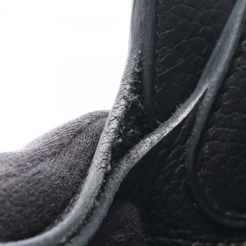 愛馬仕 Picotin Lock MM 手提包，Clemence 皮革，So Black 二手女款 Z-5