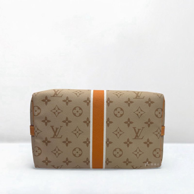 LV包包 限量巴黎路牌標誌奶油色Speedy 25-4