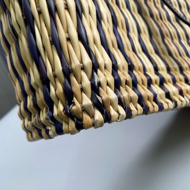 Loewe 草編菜籃子托特包-19