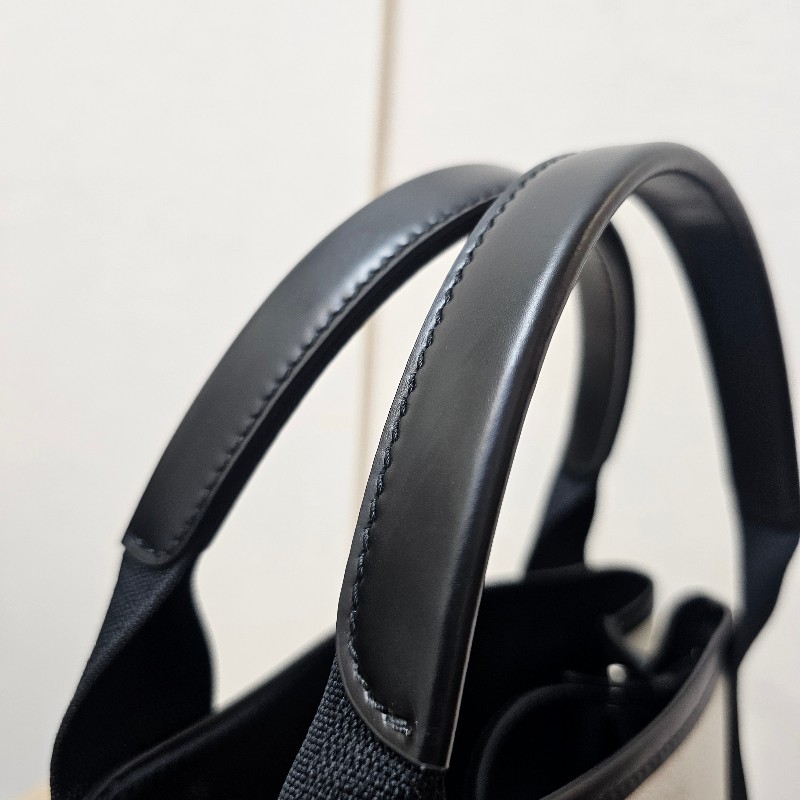 [甜價出❣️別猶豫呀！]  Balenciaga米白帆布NavyCabasXS手提斜背包-9