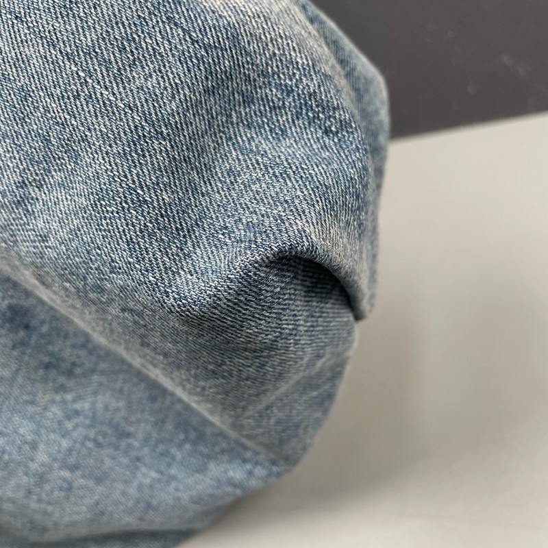 Balenciaga 單寧牛仔小號CRUSH系列購物袋-11