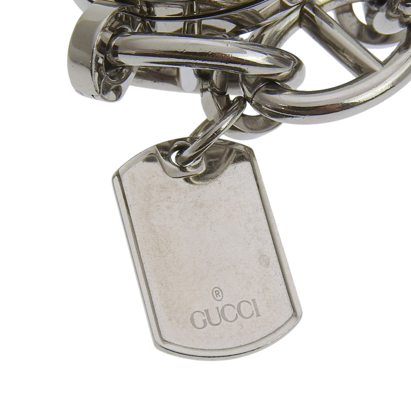 Gucci G Charm 107 女士腕錶，不鏽鋼石英指針式顯示，棕色錶盤-6