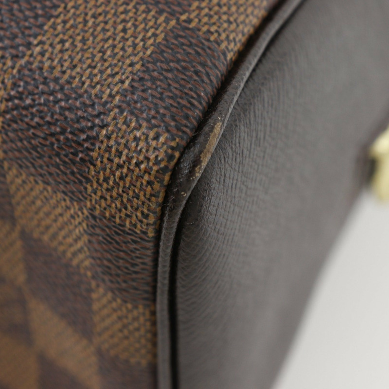 路易威登 Brera 手提包 N51150 Damier 帆布 1998 棕色 VI0998 雙拉鍊 女士-6