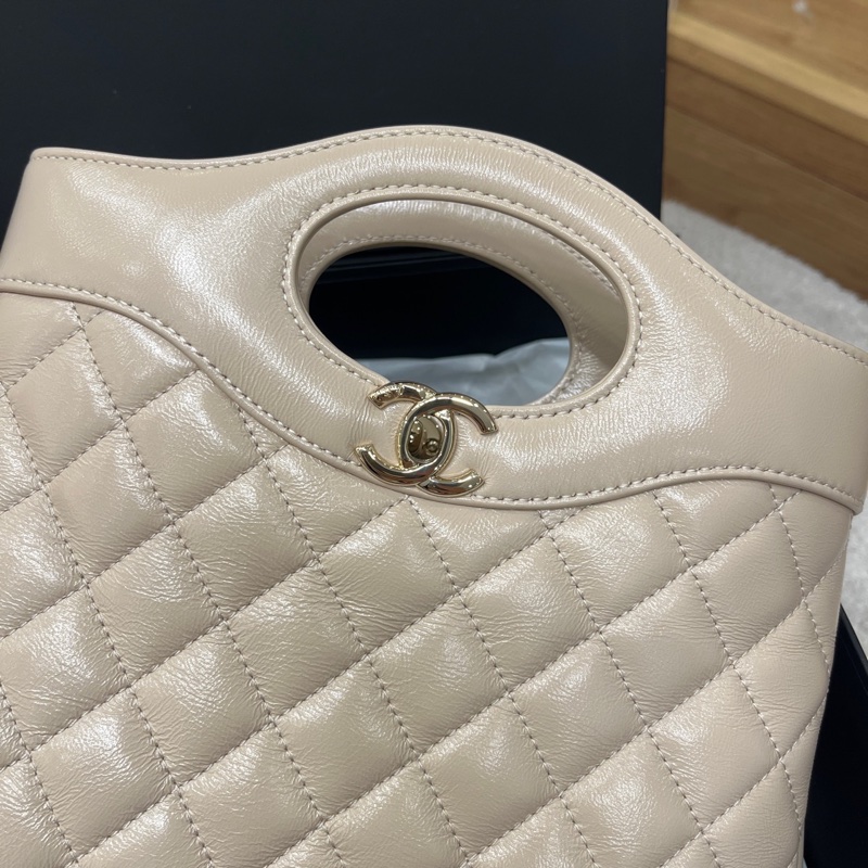 Chanel 31bag mini  25p 米色-5