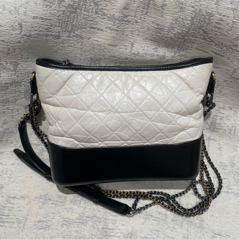 Chanel 流浪包 中號 熊貓配色-1