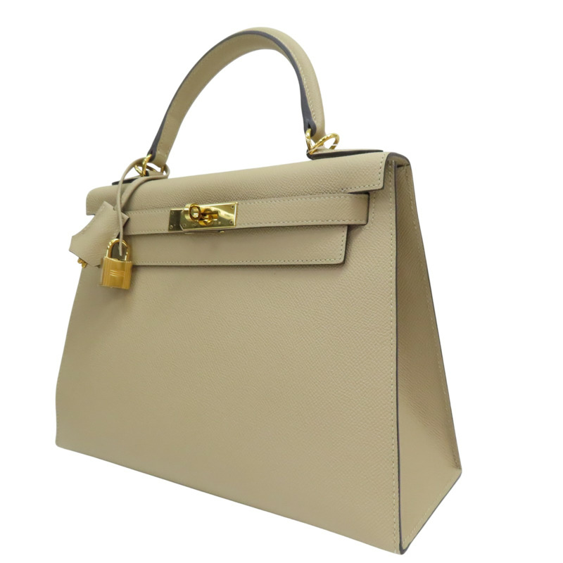 風衣灰 Epsom牛皮 Kelly 28 兩用包 Y刻【HERMES 愛馬仕】 Y刻-2