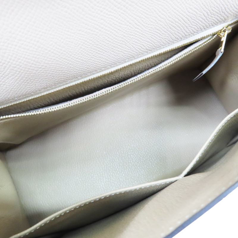風衣灰 Epsom牛皮 Kelly 28 兩用包 Y刻【HERMES 愛馬仕】 Y刻-4