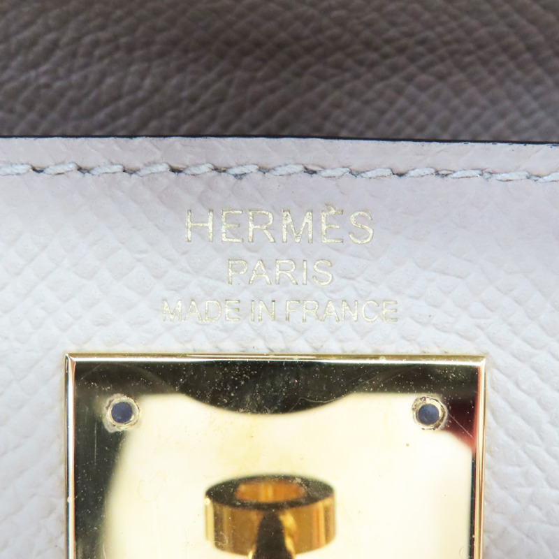 風衣灰 Epsom牛皮 Kelly 28 兩用包 Y刻【HERMES 愛馬仕】 Y刻-5
