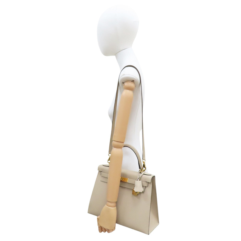 風衣灰 Epsom牛皮 Kelly 28 兩用包 Y刻【HERMES 愛馬仕】 Y刻-7